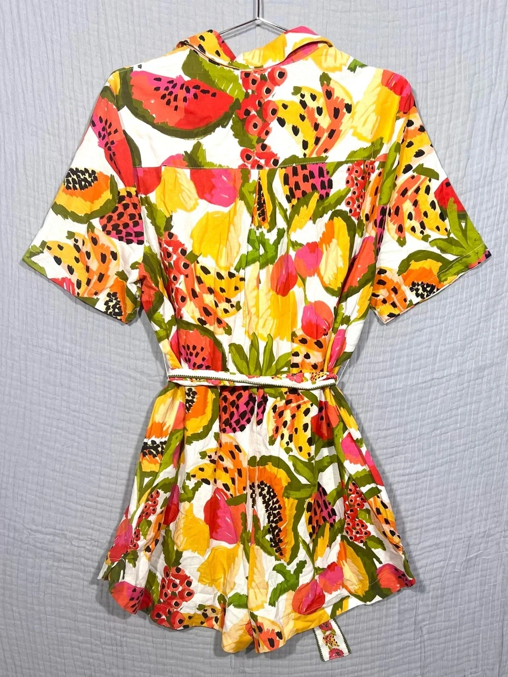 🌴 NWT | Farm Rio | Paradise Short-Sleeve Romper | size L - Picture 5 of 11